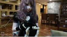 Latex + 着ぐるみ + 女仆+ 拘束 + 呼吸制御
